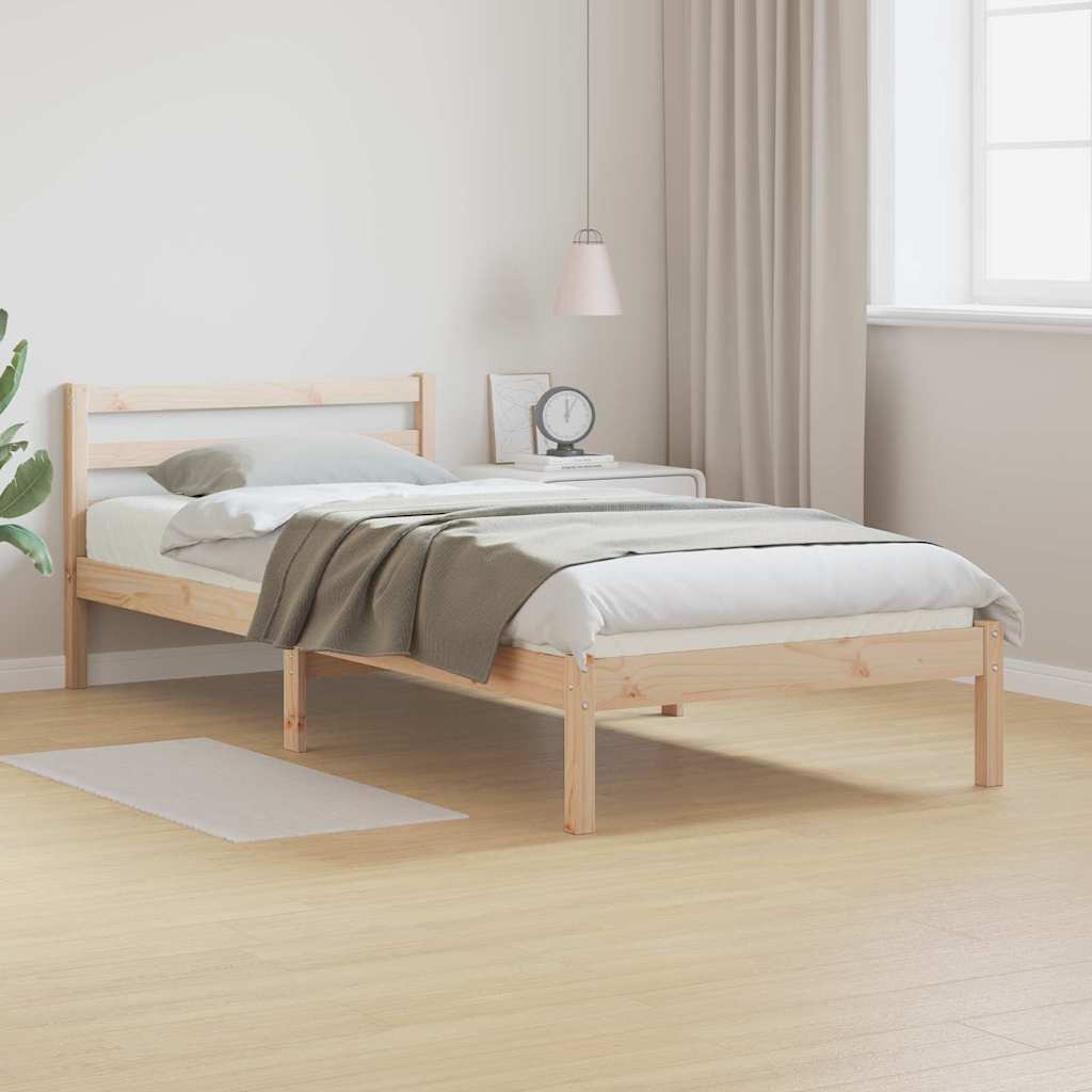 Sengestamme Brun 225,5 X 105,5 X 69,5 Cm Massiv Furu
