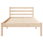 Sengestamme Brun 225,5 X 105,5 X 69,5 Cm Massiv Furu
