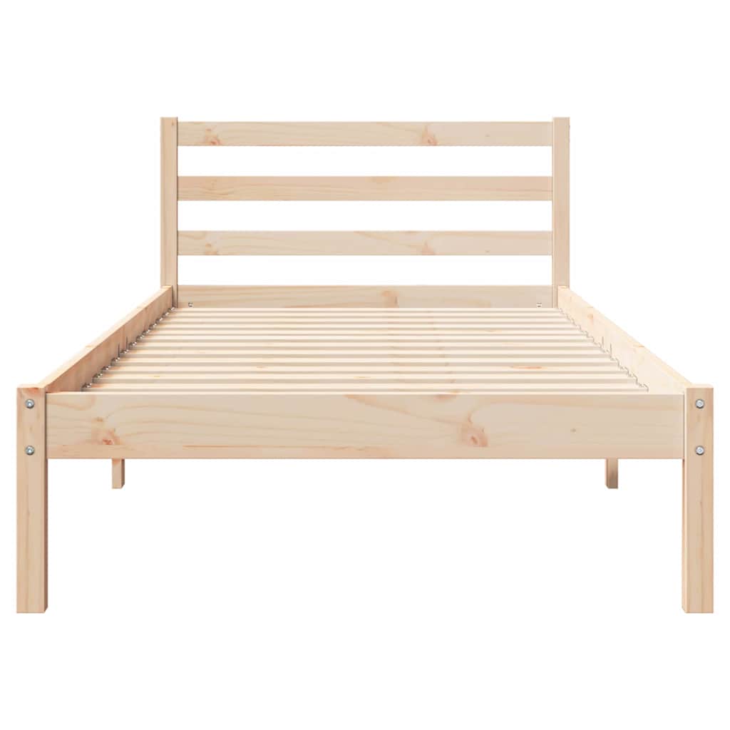 Sengestamme Brun 225,5 X 105,5 X 69,5 Cm Massiv Furu
