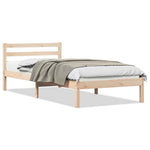 Sengestamme Brun 225,5 X 105,5 X 69,5 Cm Massiv Furu