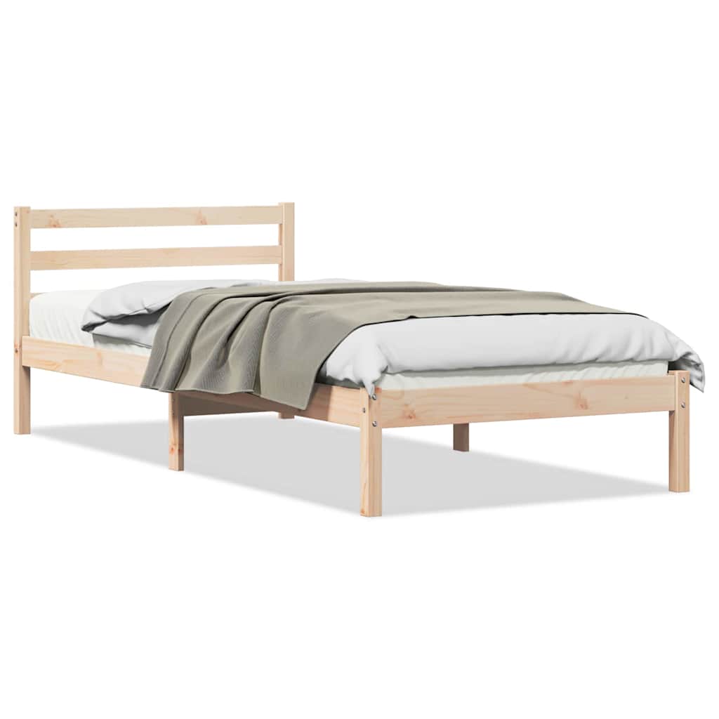 Sengestamme Brun 225,5 X 105,5 X 69,5 Cm Massiv Furu