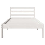 Sengestamme Hvit 225,5 X 105,5 X 69,5 Cm Massiv Furu