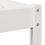 Sengestamme Hvit 225,5 X 145,5 X 69,5 Cm Massiv Furu