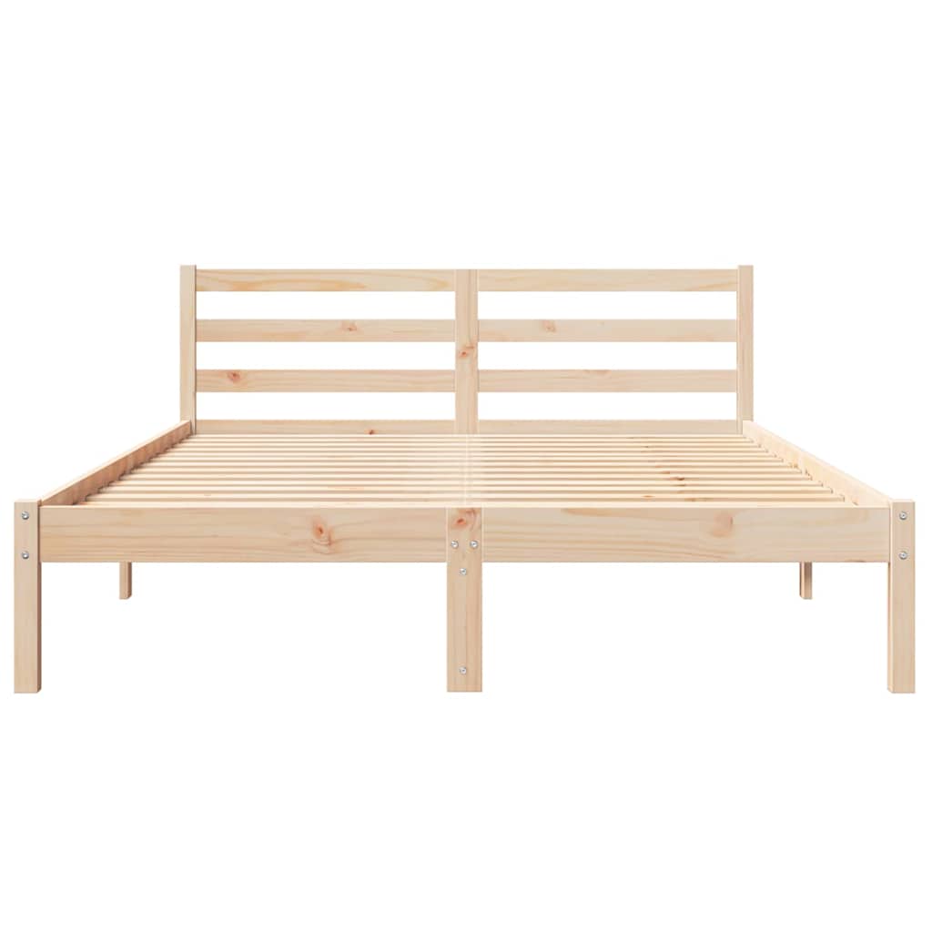 Sengestamme Brun 225,5 X 165,5 X 69,5 Cm Massiv Furu