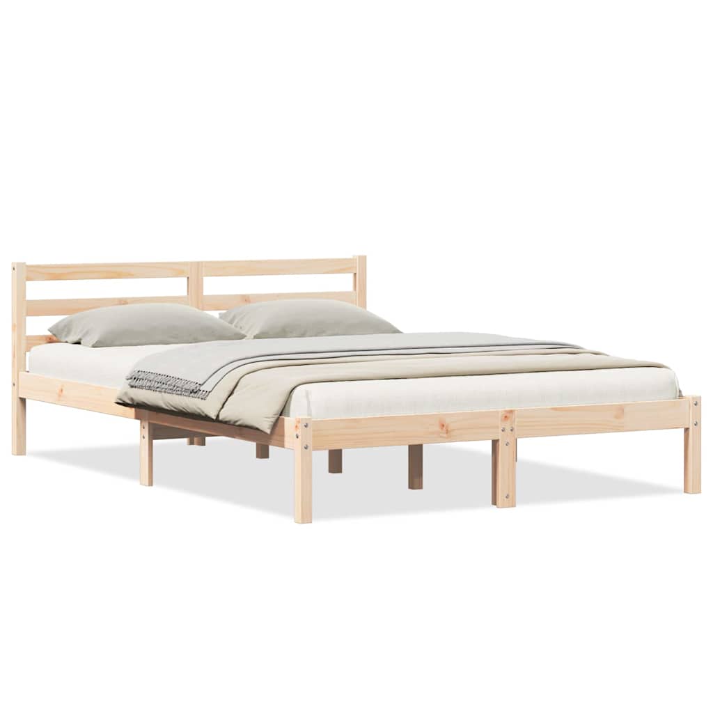 Sengestamme Brun 225,5 X 165,5 X 69,5 Cm Massiv Furu