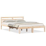 Sengestamme Brun 225,5 X 165,5 X 69,5 Cm Massiv Furu