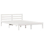 Sengestamme Hvit 225,5 X 165,5 X 69,5 Cm Massiv Furu