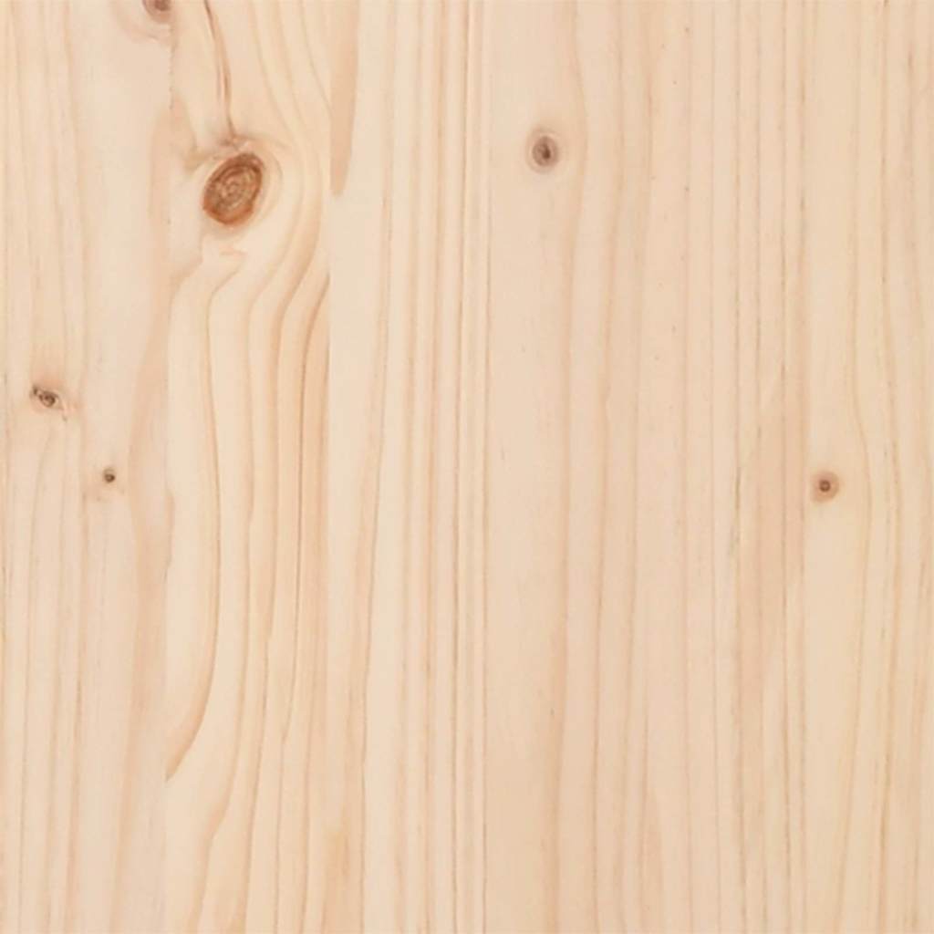 Sengestamme Brun 225,5 X 185,5 X 69,5 Cm Massiv Furu