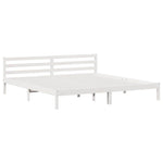 Sengestamme Hvit 225,5 X 185,5 X 69,5 Cm Massiv Furu