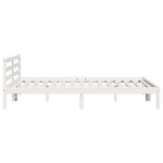 Sengestamme Hvit 225,5 X 185,5 X 69,5 Cm Massiv Furu