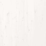 Sengeramme Med Hodegjerde Hvit 220 X 200 Cm Heltre Furu