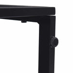 Utendørs Møbler Svart 70 X 70 X 32 Cm Metall