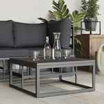 Utendørs Møbler Svart 70 X 70 X 32 Cm Metall