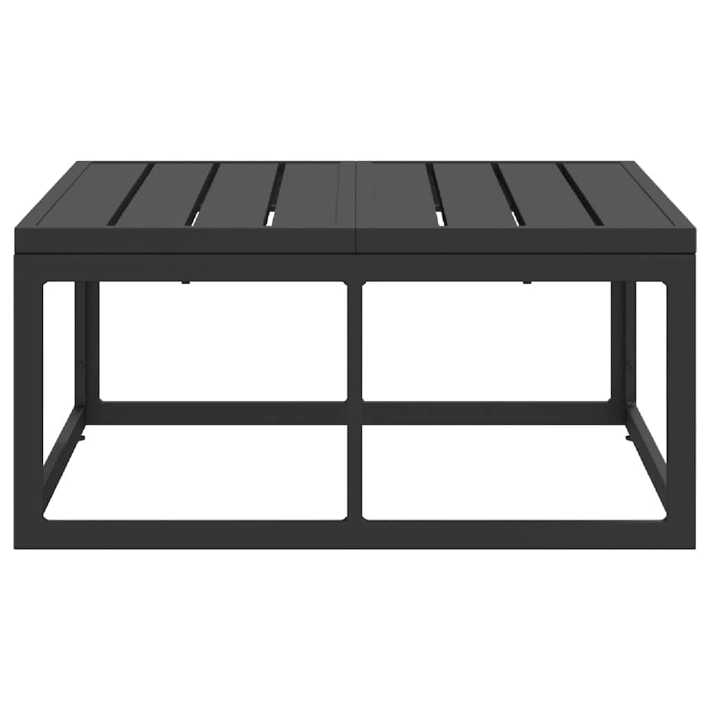 Utendørs Møbler Svart 70 X 70 X 32 Cm Metall