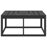 Utendørs Møbler Svart 70 X 70 X 32 Cm Metall