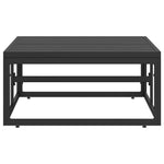 Utendørs Møbler Svart 70 X 70 X 32 Cm Metall