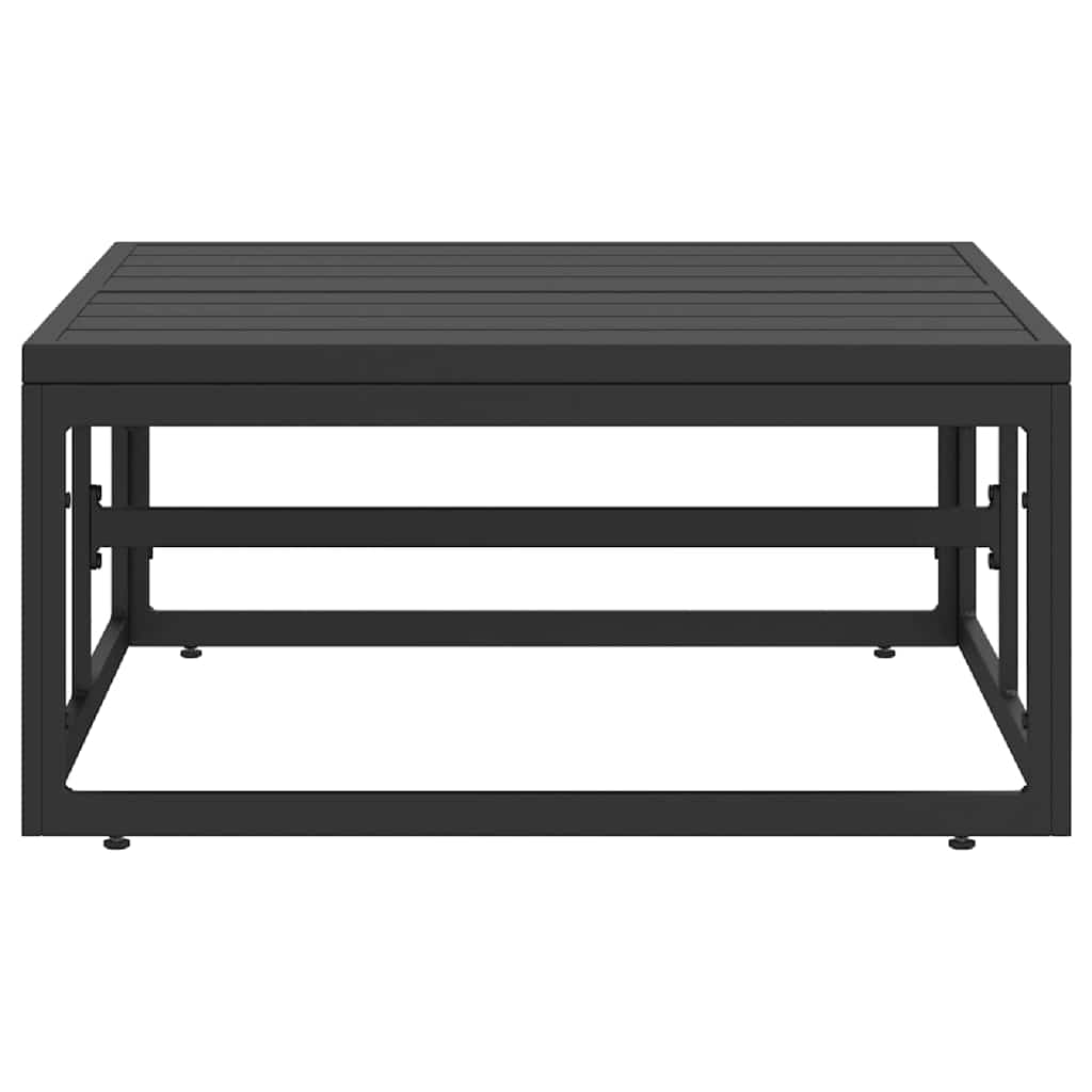 Utendørs Møbler Svart 70 X 70 X 32 Cm Metall
