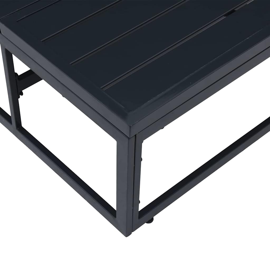 Utendørs Møbler Antrasitt 70 X 70,5 X 32 Cm Stål
