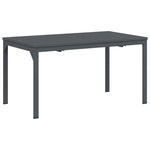 Terrassebord Antrasitt 180 X 80 X 74 Cm Pulverlakkert Stål