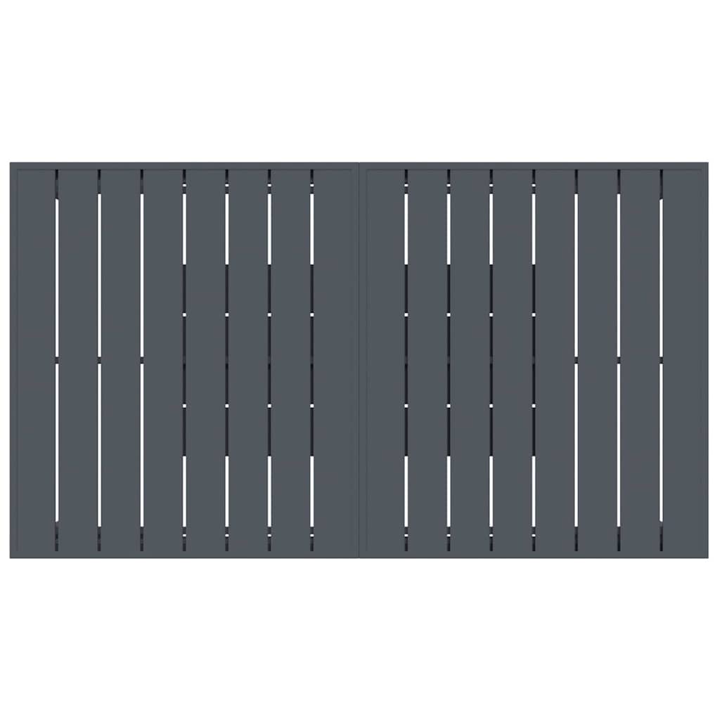 Terrassebord Antrasitt 180 X 80 X 74 Cm Pulverlakkert Stål
