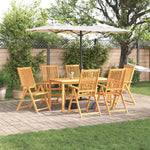Hage Spisegruppe 7 Pcs Brun Solid Akasietre