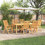 Hage Spisegruppe 7 Pcs Brun Solid Akasietre