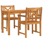 Hage Spisegruppe 3 Pcs Brun Solid Akasietre