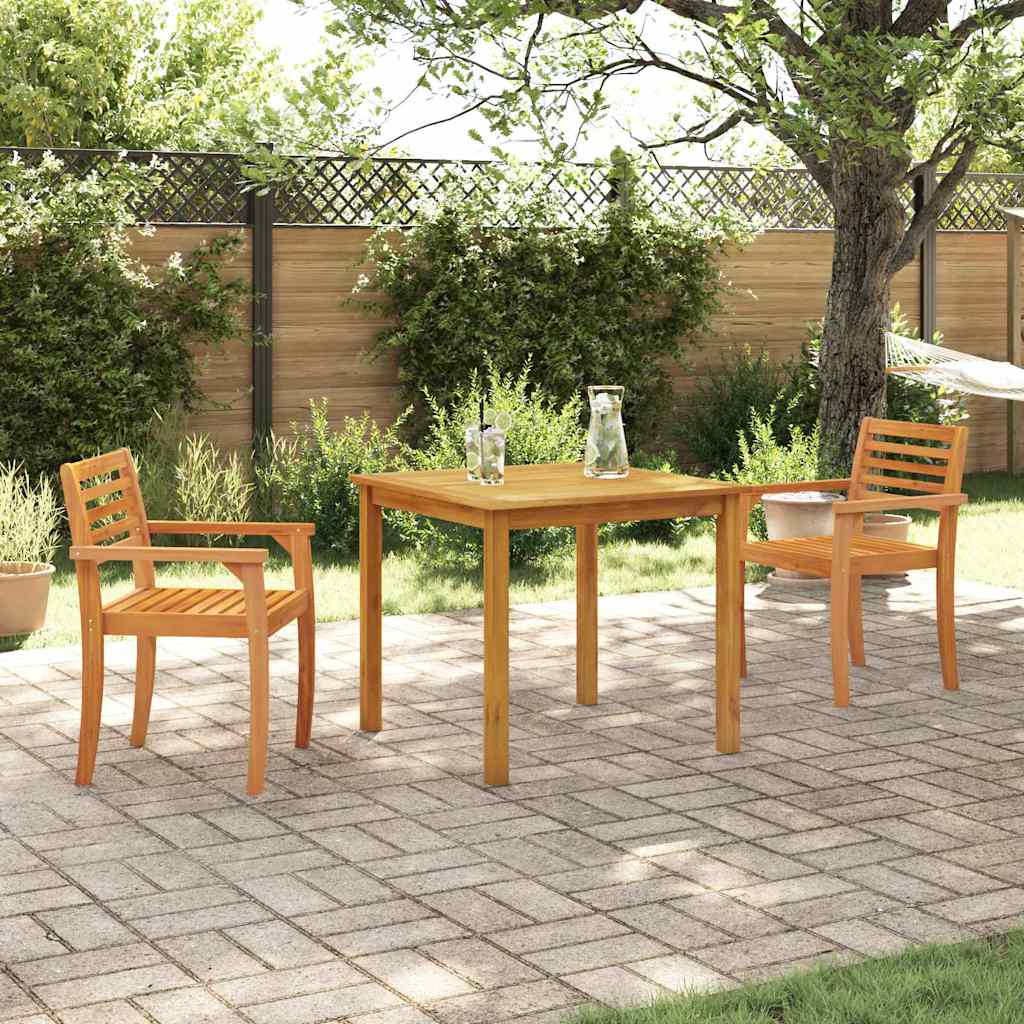 Hage Spisegruppe 3 Pcs Brun Solid Akasietre