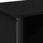 Tv-Skap Svart Eik 102 X 35 X 45 Cm Konstruert Tre