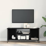 Tv-Skap Svart Eik 102 X 35 X 45 Cm Konstruert Tre