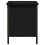 Tv-Skap Svart Eik 102 X 35 X 45 Cm Konstruert Tre
