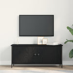 Tv-Skap Svart Eik 100 X 35 X 45 Cm Konstruert Tre