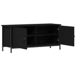 Tv-Skap Svart Eik 100 X 35 X 45 Cm Konstruert Tre