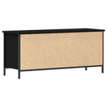 Tv-Skap Svart Eik 100 X 35 X 45 Cm Konstruert Tre