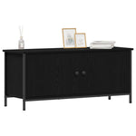 Tv-Skap Svart Eik 100 X 35 X 45 Cm Konstruert Tre