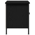 Tv-Skap Svart Eik 100 X 35 X 45 Cm Konstruert Tre