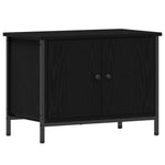 Tv-Skap Svart Eik 60 X 35 X 45 Cm Konstruert Tre