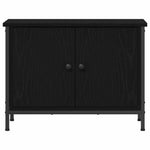 Tv-Skap Svart Eik 60 X 35 X 45 Cm Konstruert Tre