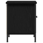 Tv-Skap Svart Eik 60 X 35 X 45 Cm Konstruert Tre