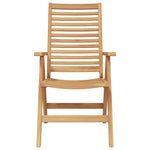 Stol 4 Pcs Brun 64,5 X 52 X 108 Cm Massivt Teaktre