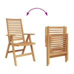 Stol 4 Pcs Brun 64,5 X 52 X 108 Cm Massivt Teaktre