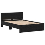Sengestamme Svart Eik 193 X 125 X 70 Cm Konstruert Tre