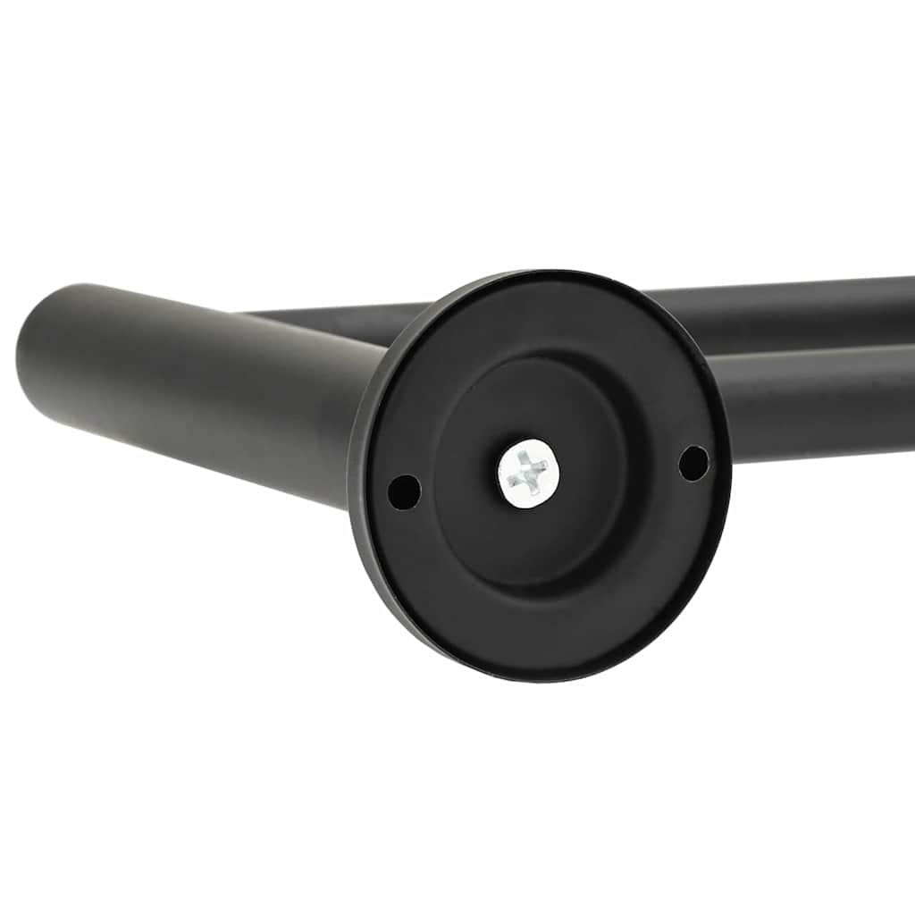 Håndkle Rack Svart 61 X 14.5 X 5 Cm Rustfritt Stål