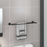 Håndkle Rack Svart 61 X 14.5 X 5 Cm Rustfritt Stål