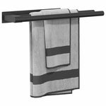 Håndkle Rack Svart 40 X 9 X 4 Cm Rustfritt Stål
