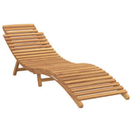Solstol Brun 198 X 55 X 58,5 Cm Massivt Teaktre