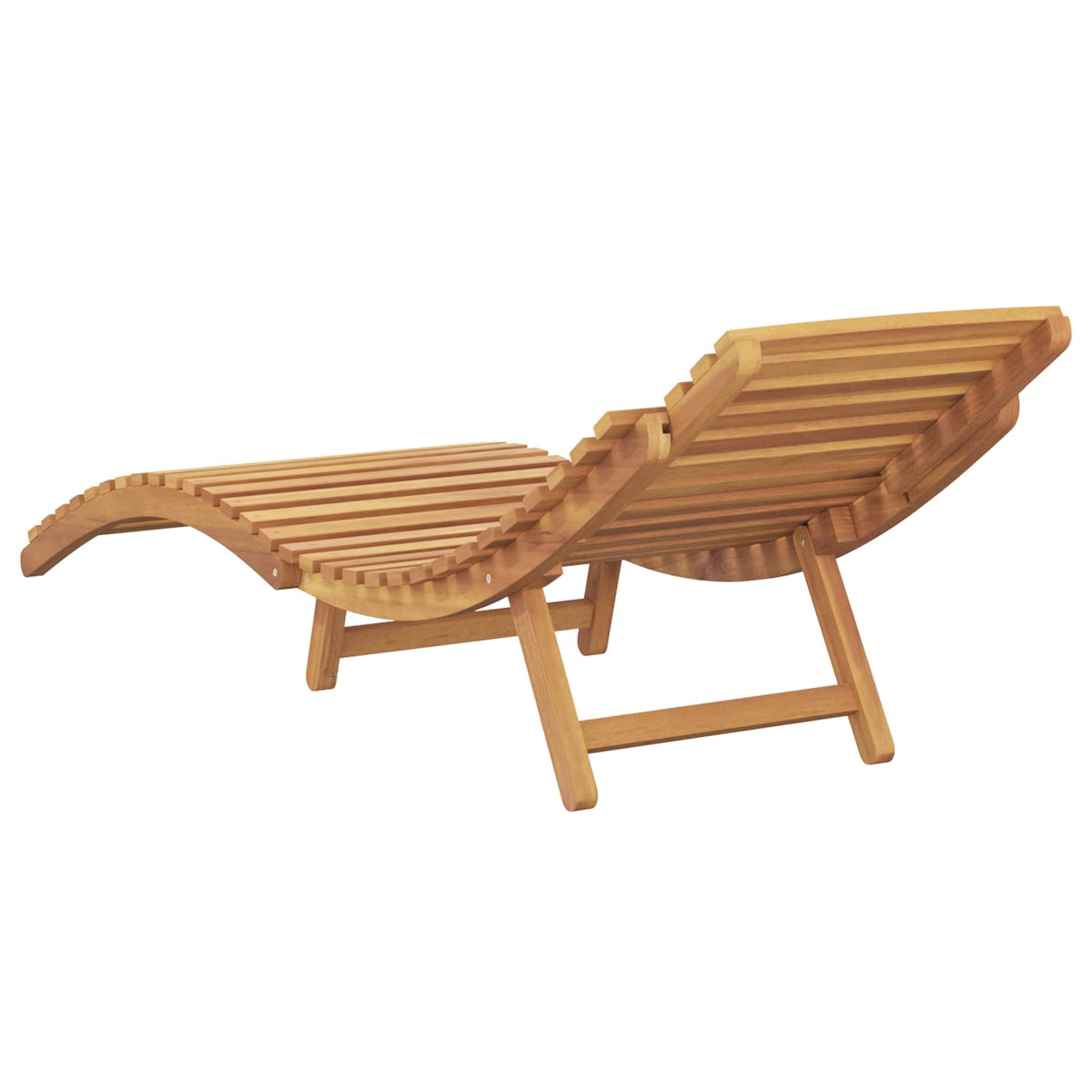 Solstol Brun 198 X 55 X 58,5 Cm Massivt Teaktre