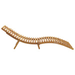 Solstol Brun 198 X 55 X 58,5 Cm Massivt Teaktre
