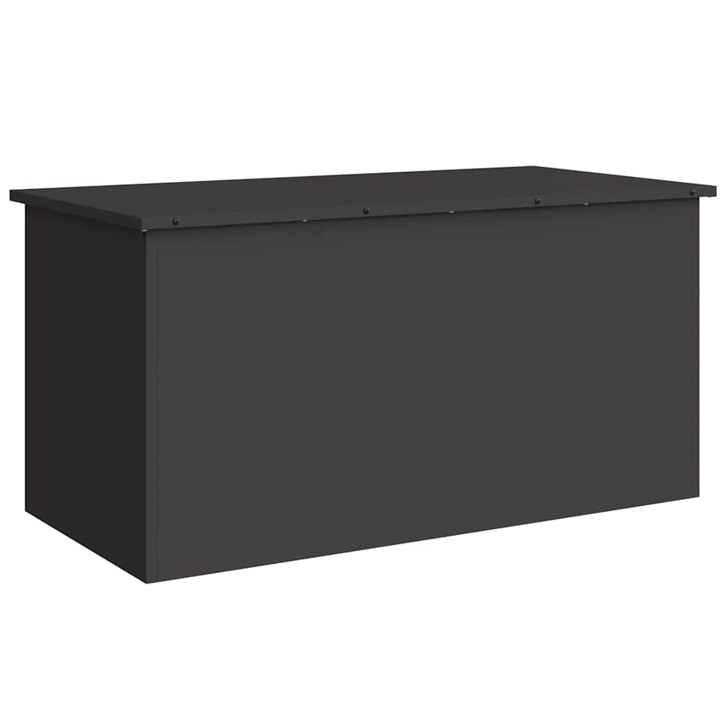 Utendørs Lagringsboks Svart 100 X 50,5 X 50 Cm Stål