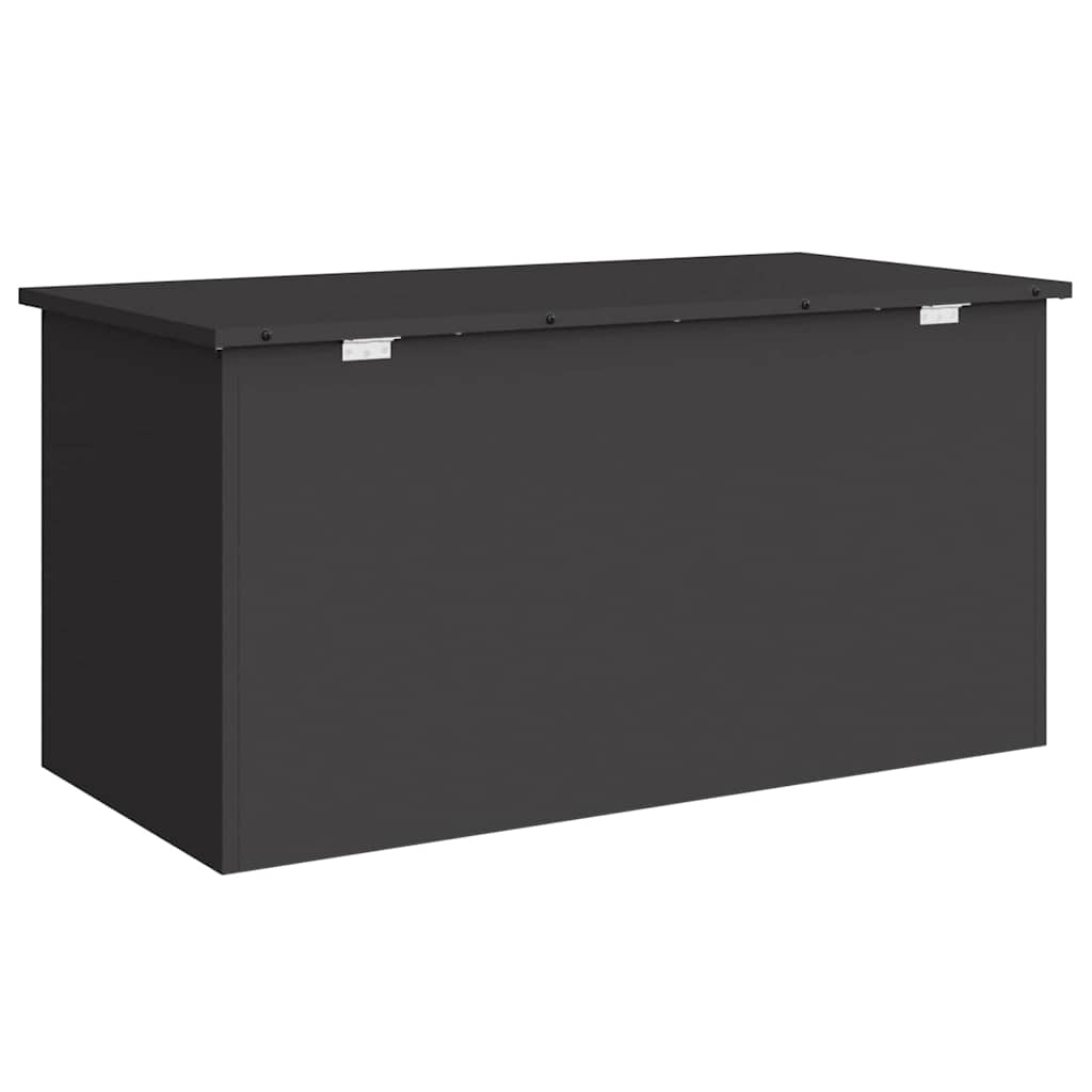 Utendørs Lagringsboks Svart 100 X 50,5 X 50 Cm Stål
